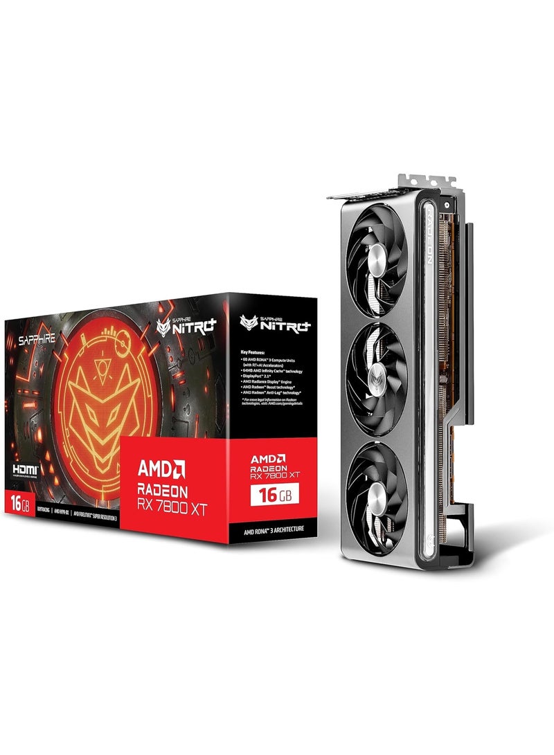 Sapphire 11330-01-20G Nitro+ AMD Radeon RX 7800 XT Gaming Graphics Card with 16GB GDDR6, AMD RDNA 3 - Image 3